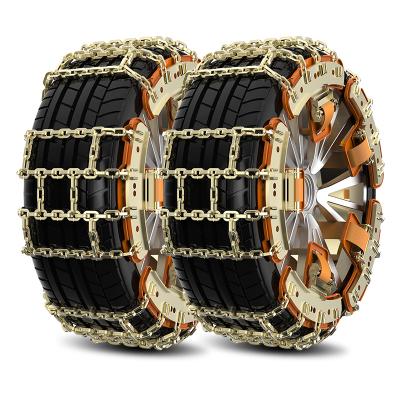 China Universal Hardened Steel Car Tire Snow Chains For Winter Tires Safe Driving Wheels Snow Chains SUV Auto Parts for sale