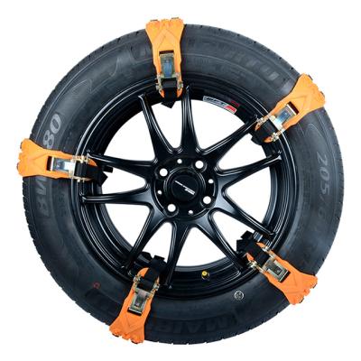 China Universal Titanium Alloy Tpu Anti-skid Winter Car Tires Wheels Snow Sand Mud Tire Chains for sale