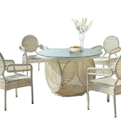 China Modern Outdoor Outdoor Cafe Bar Furniture Rattan Furniture Balcony Tables And Chairs Z561 for sale