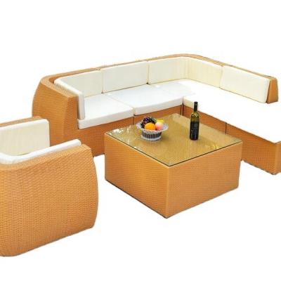 China Modern Plastic Rattan Woven Furniture Hammock Outdoor Furniture HD Sofa Designs Outdoor Waterproof S224 for sale