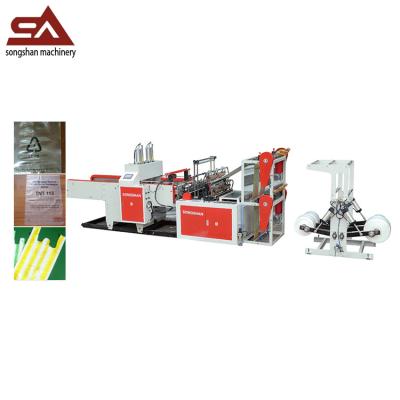 China Automatic Machinery Bag Making Cold Cutting Machine For T Shirt Bag for sale