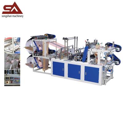 China China Top Brand High Speed ​​Double Layer Rolling Plastic Bag Making Machine for sale