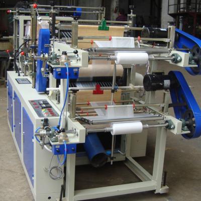 China Factory Good Quality Two Lines Rolling Plastic Bag Making Machine for sale