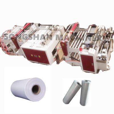 China Hotels PLASTIC SUPERMARTE VEGETABLE T-SHIRT BAG ON ROLL/TRUSH/GARBAGE BAG MAKING MACHINE for sale