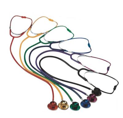 China KT-101B plastic double head stethoscope, stethoscope CE aproval for sale