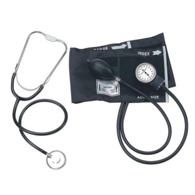 China Ecocomic KT-A03 Aneroid Sphygmomanometer With Single Head Stethoscope , Sphygmomanometer for sale