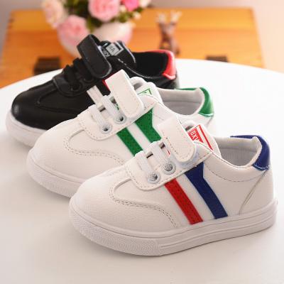 China Trend KSA011 2021 fashion spring and summer Korean style white casual babies' skate shoes girl children's running shoes for sale