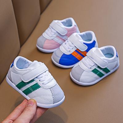 China Fashion Trend KSA022 Spring Baby Shoes Toddler Girls Soft Unique Canvas Shoes for sale