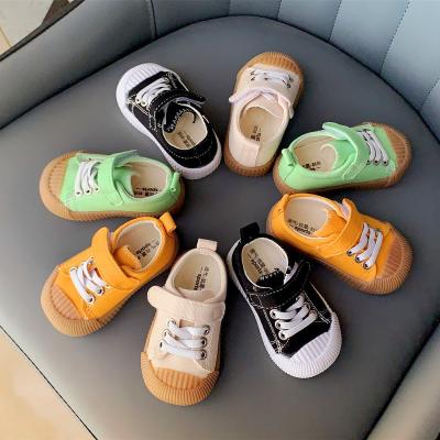 China Fashion Trend KSA001 Solid Color Baby Shoes Kids Girls Boys Girls Boys Versatile Non-slip Breathable Kids Shape Sports Shoes for sale