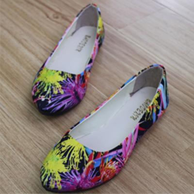 China Loafer Anti-Slippery Nigerian Comfortable Flat Foot Womens CLS029 Dance Shoes for sale