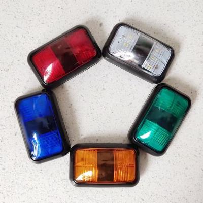 China ABS LED Car Trailer Truck Side Marker Warning Light Vehicle Boat Side Strobe Emergency Lamp for sale