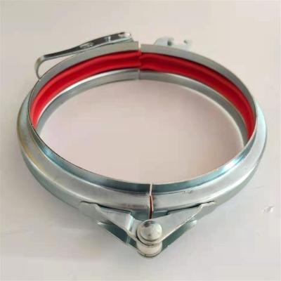 China High Quality Construction Area Food Grade Stainless Steel 304 Quick Connect Flange For Clip Pipeline for sale