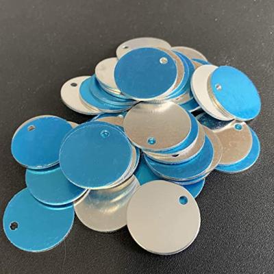 China Automatic Wholesale Aluminum Jewelry Findings Stamping Blanks Round Disc Tags OEM Brass Stamping Blanks for sale