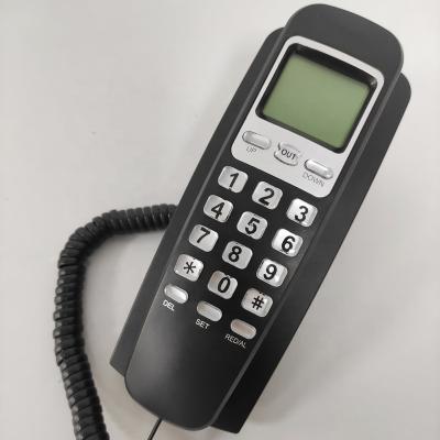 China Small Home Ministry Extension LCD Display Desktop Wall Phone Call ID Hotel Dual Use Telephone for sale