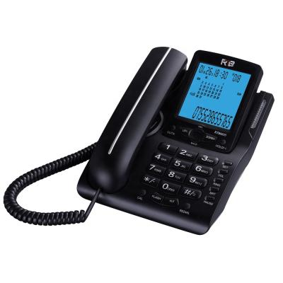 China Hot Selling Land Line Lcd Display Callr ID Telephone Desk Attached Telephone With Lcd Display for sale