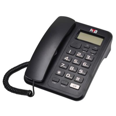 China High Quality Speaker Phone Two Colors Lcd Display Family Optional Landline Telephone With Handle for sale