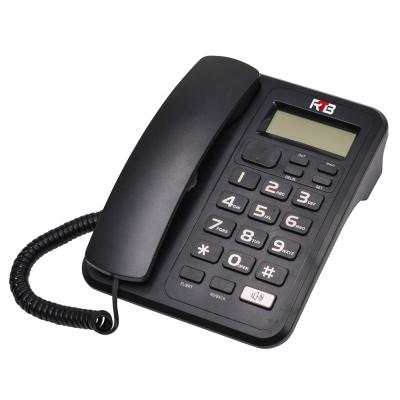 China LCD Display Most Popular Large Call ID Landline Button Handle Cable Phone Suitable For Government Office for sale