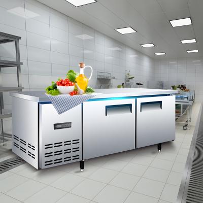 China Cooling Prep Table Stainless Steel Refrigeration Work Table for Kitchen Undercounter for sale