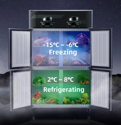 China Stainless Steel Commercial Refrigerator for Catering  Temperature -6 -15C for sale