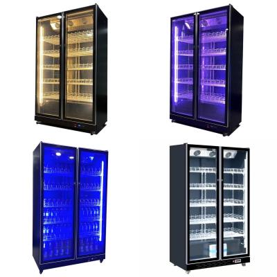 China Multi-climate Refrigeration Equipment for Wine and Beer in Vertical Display Cabinet for sale