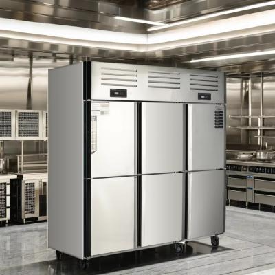 China Commercial Kitchen Refrigerator with Durable Stainless Steel  220V-240V/110V/60HZ for sale