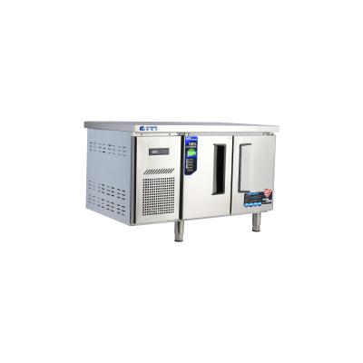 China R600a Refrigerant Stainless Steel Undercounter Freezer Table Chiller for sale