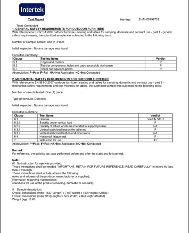 ENEC - Shaoxing Baosheng Furniture Co., Ltd.