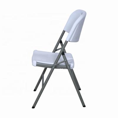 China White Plastic Folding Chair/Folding Garden Chair Free Sample Wedding Party Wholesale Commercial Event Plastic Chair for sale