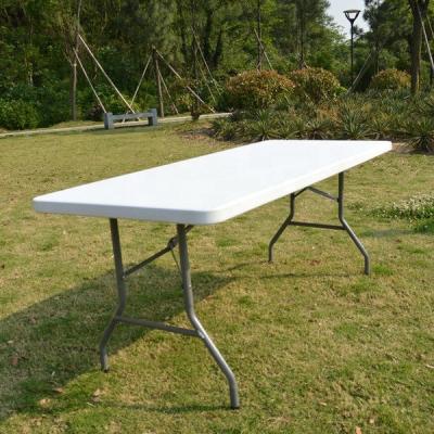 China Garden Outdoor Furniture Outdoor Plastic Folding Table Tables And Chairs Cheap Rectangular Foldable Table And Chair for sale