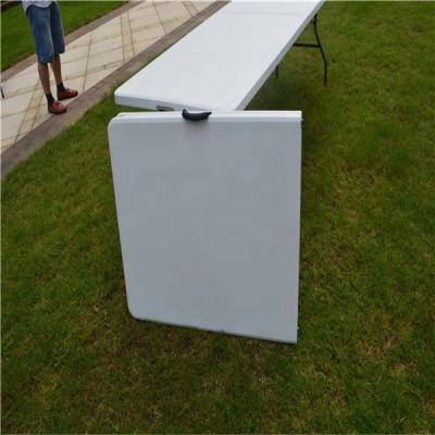 China 6ft Aluminum Beach Table Folding Table Competitive Price Portable Outdoor Dining Outdoor Camping Furniture Plastic for sale