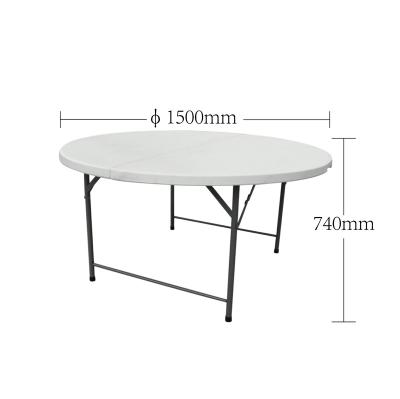 China Large Round Plastic Parties Height 5ft Bi-Fold Whiteboard With Carry Handle For Banquet Venues for sale