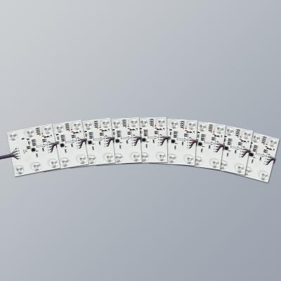 China LANDSCAPE RGB led strip DC12v color diffuse reflection chain for diffused light box soft film ceiling for sale