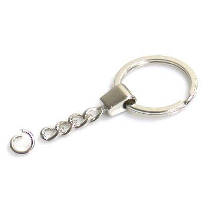 China Small unisex doll hardware accessories alloy head 30mm keychain iron chain buckle for sale