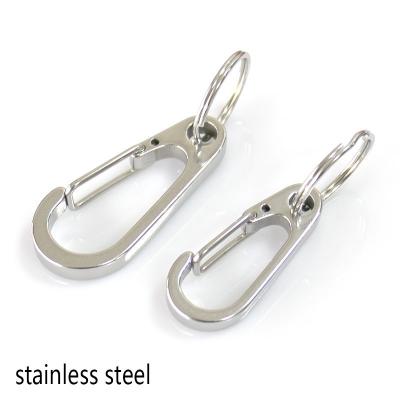 China 6mm Thickened Single Metal Head Hanging / Pet Stainless Steel Key Chain for sale