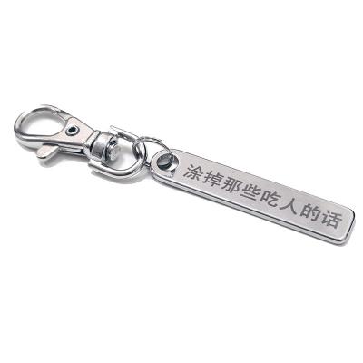 China Europe Hardware Stainless Steel Main Metal Tag Zinc Alloy Chain Laser Engraving Logo Advertising for sale