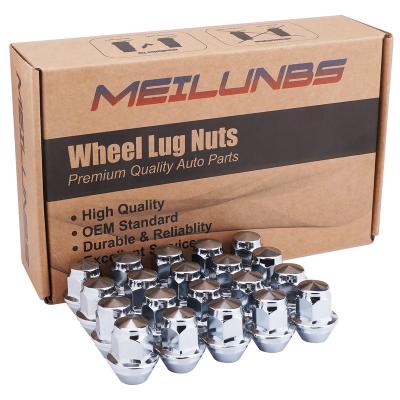 China For retrofit/upgrade 24 Pcs M12x1.5 Hex 13/16'' (21mm) Lug Nuts Wheels Chrome Oem Factory Style Mag Seat for sale