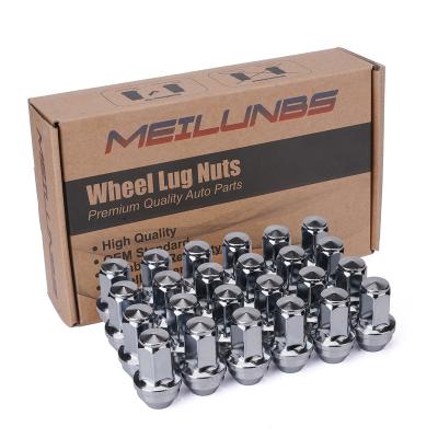 China For retrofit/upgrade M12 X 1.5 M12 X 1.25 Iron Racing Wheel Lug Nuts 20pcs 47mm Lock Nuts Wheel Screw Nuts for sale