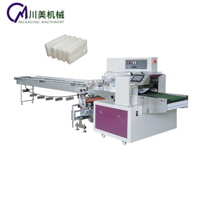 China LCD Show 3 Servo Motor Control Automatic Soft Bath Towel Packing Machine for sale