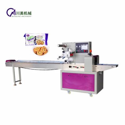 China Food Foshan Hot Selling Automatic Horizontal Biscuit Flowpack Packaging Machine Food Packing Machine for sale