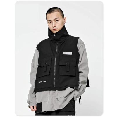 China GRAND STREET Spring Street Coat Invests Short Adjustable Sliver Pocket Vests Functional Machining Jacket For Men And Women for sale