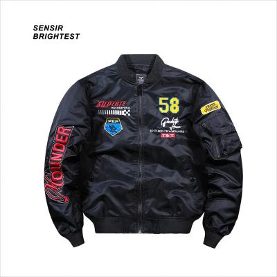 China Ma1 Sensir21 Bomber Jacket New College Embroidered Bomber Jacket 1 Autumn Air Force Ma Jacket Pilot Men for sale