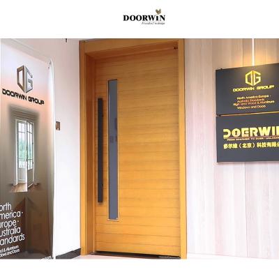 China Heavy Duty Gold Pivot Doors Heat Insulation Hinge Supplier Solid Wood Entrance Pivot Doors Modern Glass Entrance Pivot Doors for sale