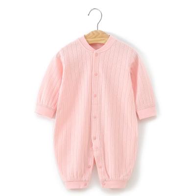 China Cozy baby clothes newborn boys cotton romper embroidery boutique baby clothes solid knitting suit for sale