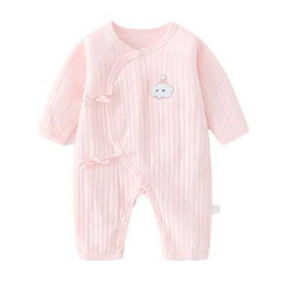 China Cozy Baby Clothes Baby Romper Newborn Boneless Baby Clothes Spring and Autumn Cotton One-Piece Long-Sleeved Pajamas for sale