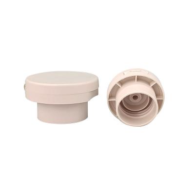 China Non Puddle Factory Directly Supply Flat Surface Big Cap PP Makeup Bottle Plastic Flip Screw Lid for sale