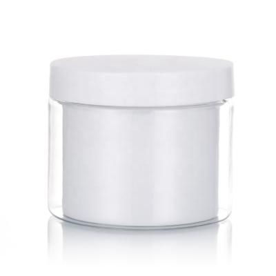 China Cosmetics 50g 100g 150g 200g 300g 460g Double Plastic Cosmetics PET Skin Care Face Body Cream Container Wall Cream Packaging Jar for sale