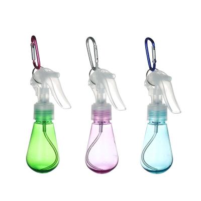 China 10ml 30ml 50ml 60ml 100ml Mini Room Perfume Oil Alcohol Mini Disinfectant Plastic Spray Bottle Key Chain for sale