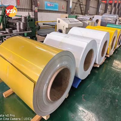 中国 Coated Aluminum Coil Aluminum Sheet Roll Factory PE PVDF Color Coated Aluminum Coil For ACP 販売のため