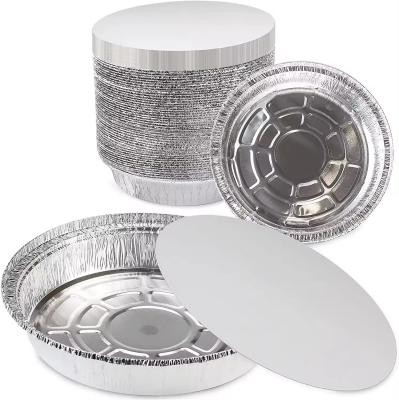 Chine 7 8 9 Inches Round Aluminum Foil Pan For Cooking Silver Foil Container à vendre