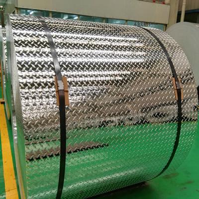 Cina 1000 Series Reflective Aluminum Checkered Plate Mirror Aluminum Diamond Plate Coil in vendita